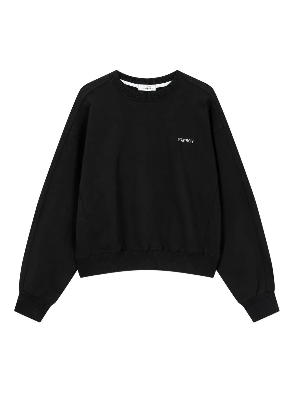 Studio Tomboy Logo-embroidered Sweatshirt In Black