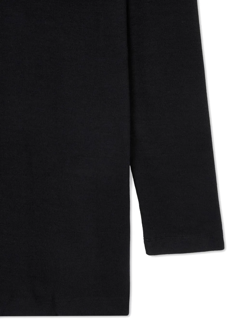 Studio Tomboy Scarf-layered T-shirt In Black