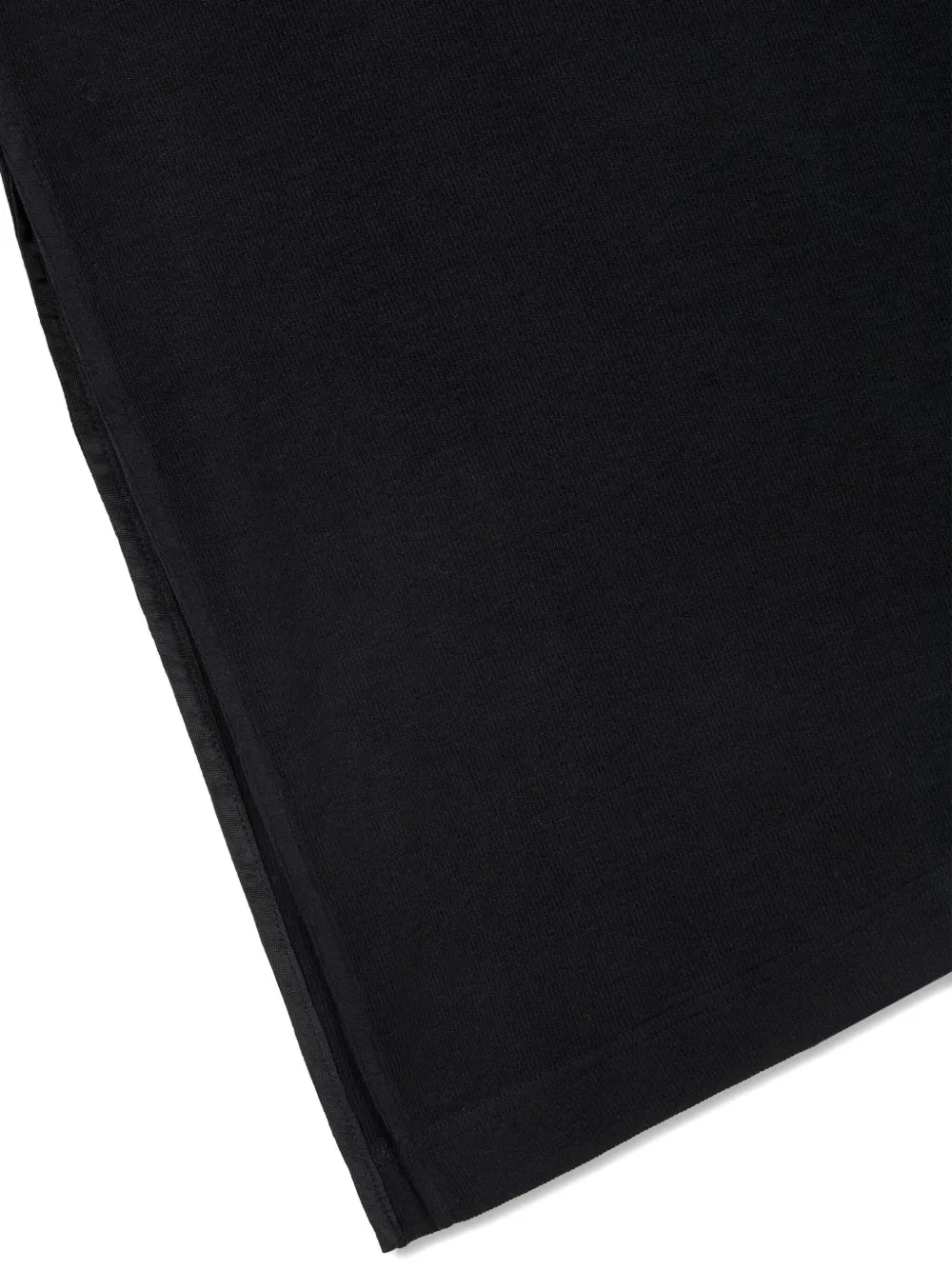 Studio Tomboy Scarf-layered T-shirt In Black