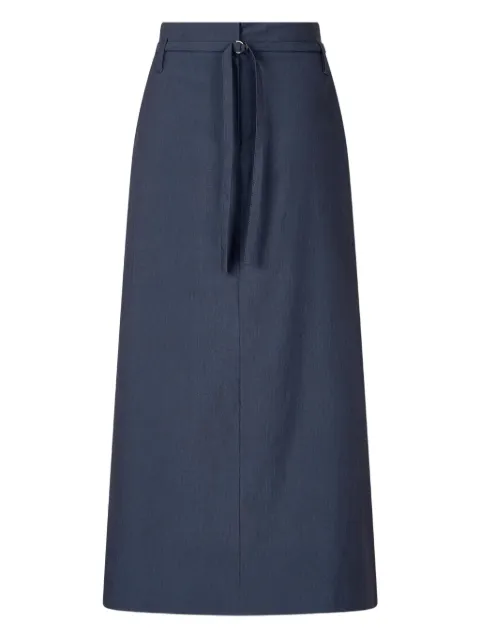 STUDIO TOMBOY ripstop belted long skirt