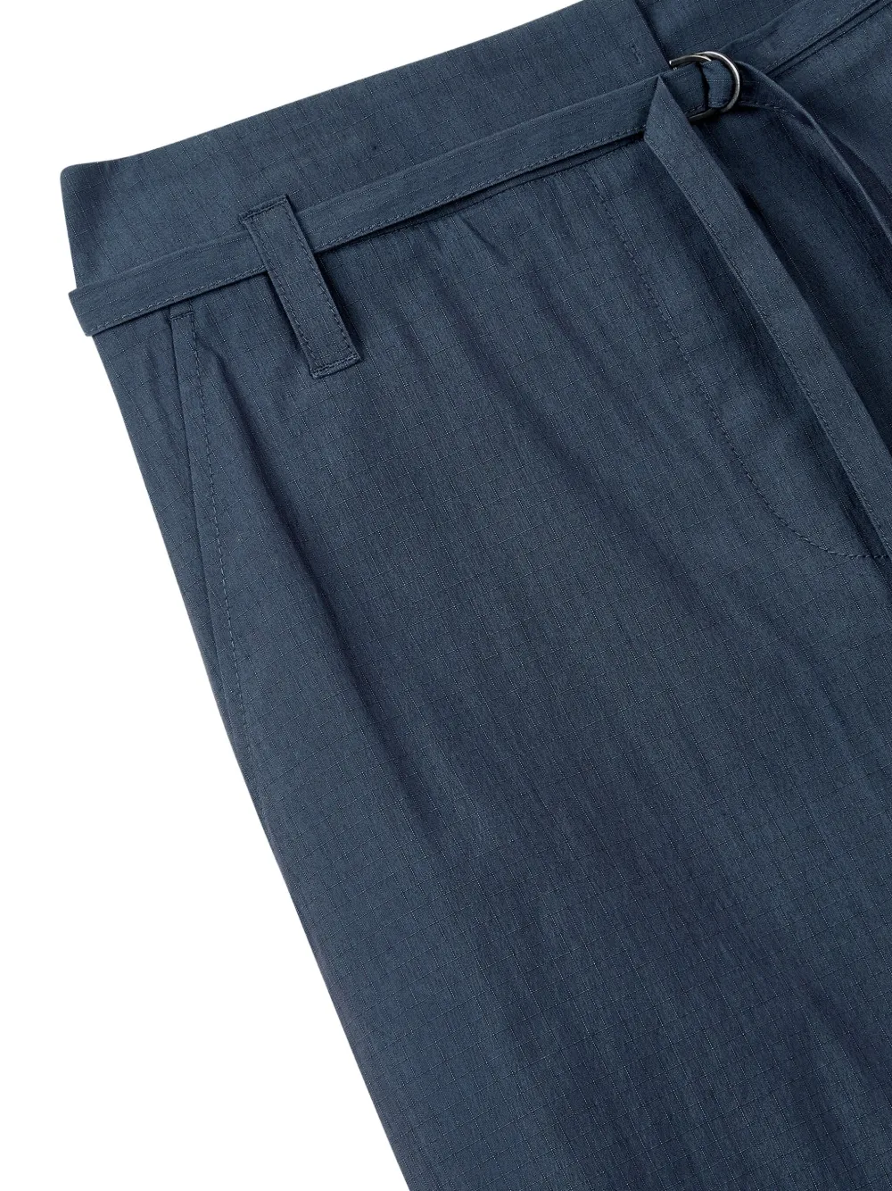 STUDIO TOMBOY Ripstop maxi-rok met ceintuur Blauw