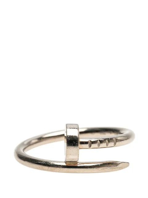 Cartier 2000-2020 Small 18K White Gold Juste un Clou ring