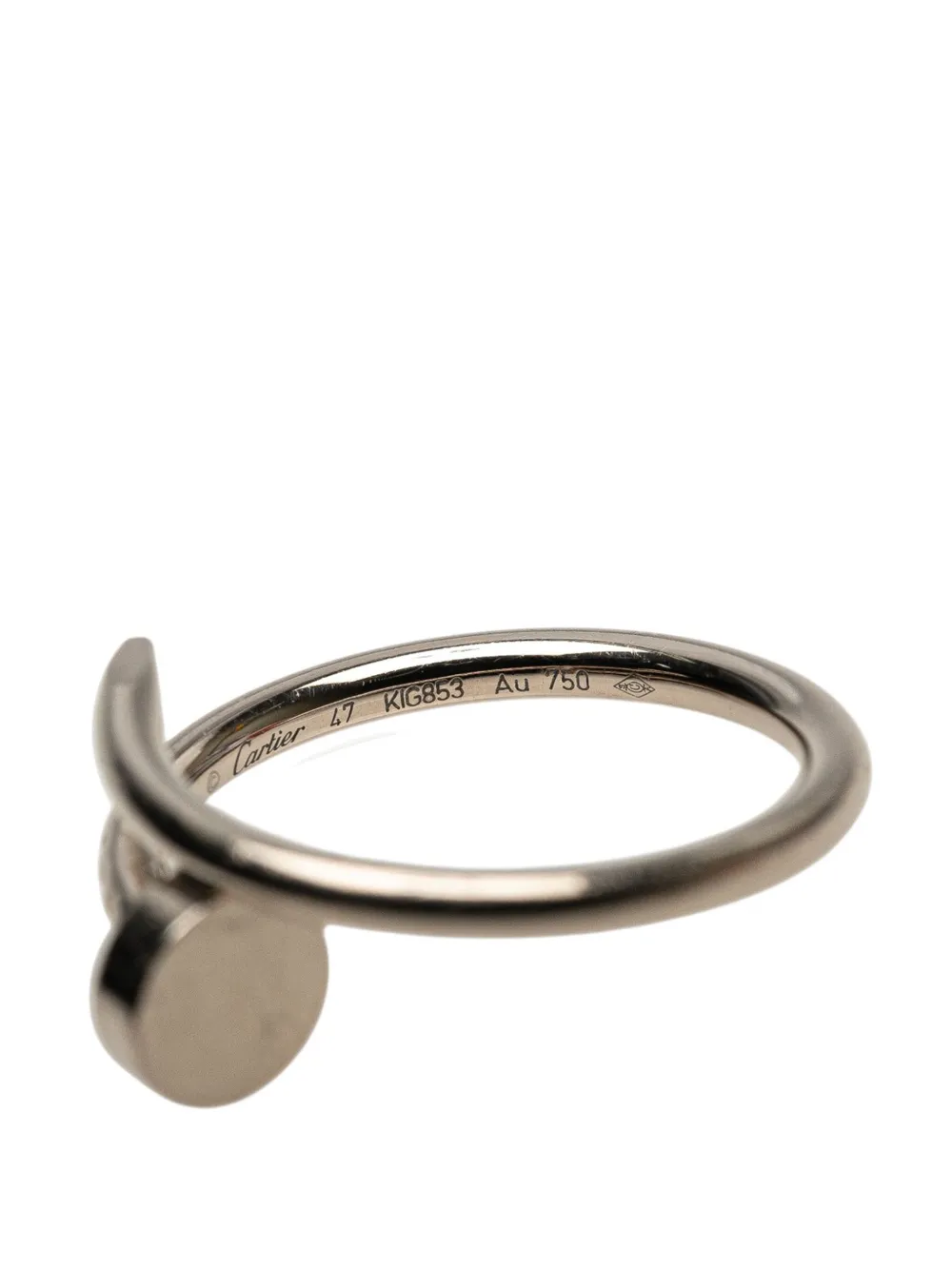 Cartier 2000-2020 Small 18K White Gold Juste un Clou ring | Image 2