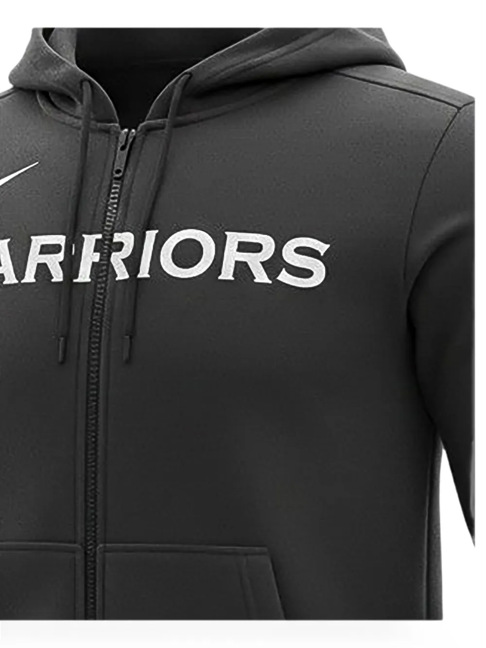 Nike Golden State Warriors hoodie met rits Zwart