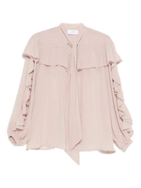 SO ALLURE ruffled blouse