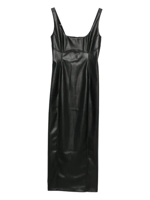 SO ALLURE faux-leather dress