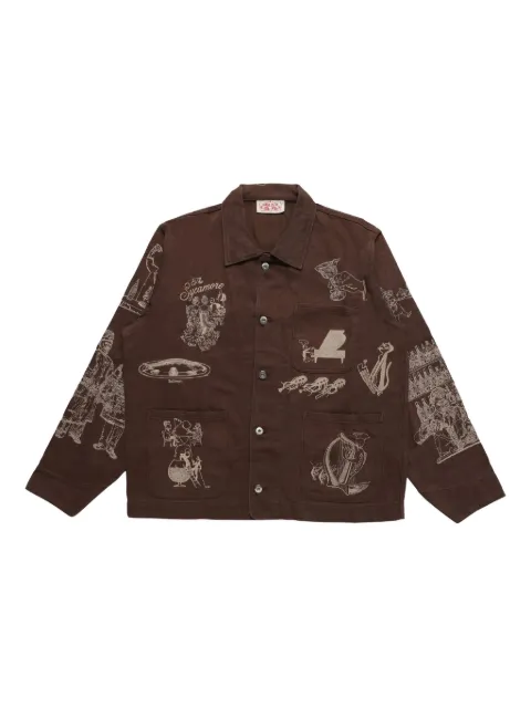 Samuel Zelig Restaurant Chore embroidered jacket