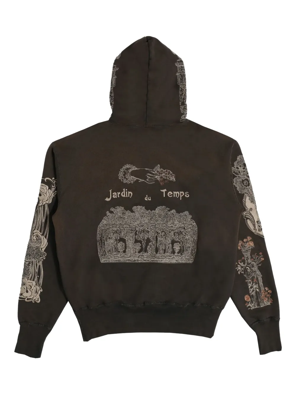 Samuel Zelig Jardin floral-embroidered hoodie | Hoodies | Image 2