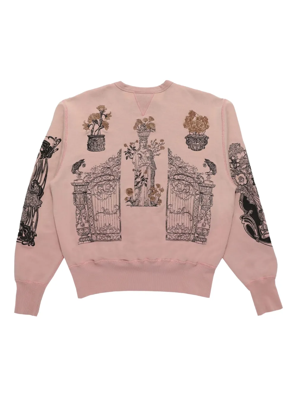 Samuel Zelig Jardin crew neck graphic sweatshirt - Roze