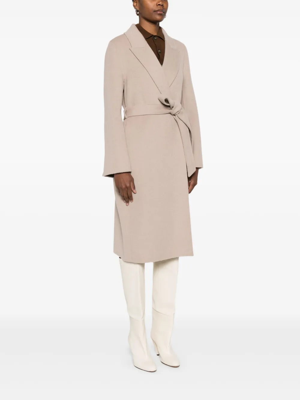 SO ALLURE Wollen jas Beige