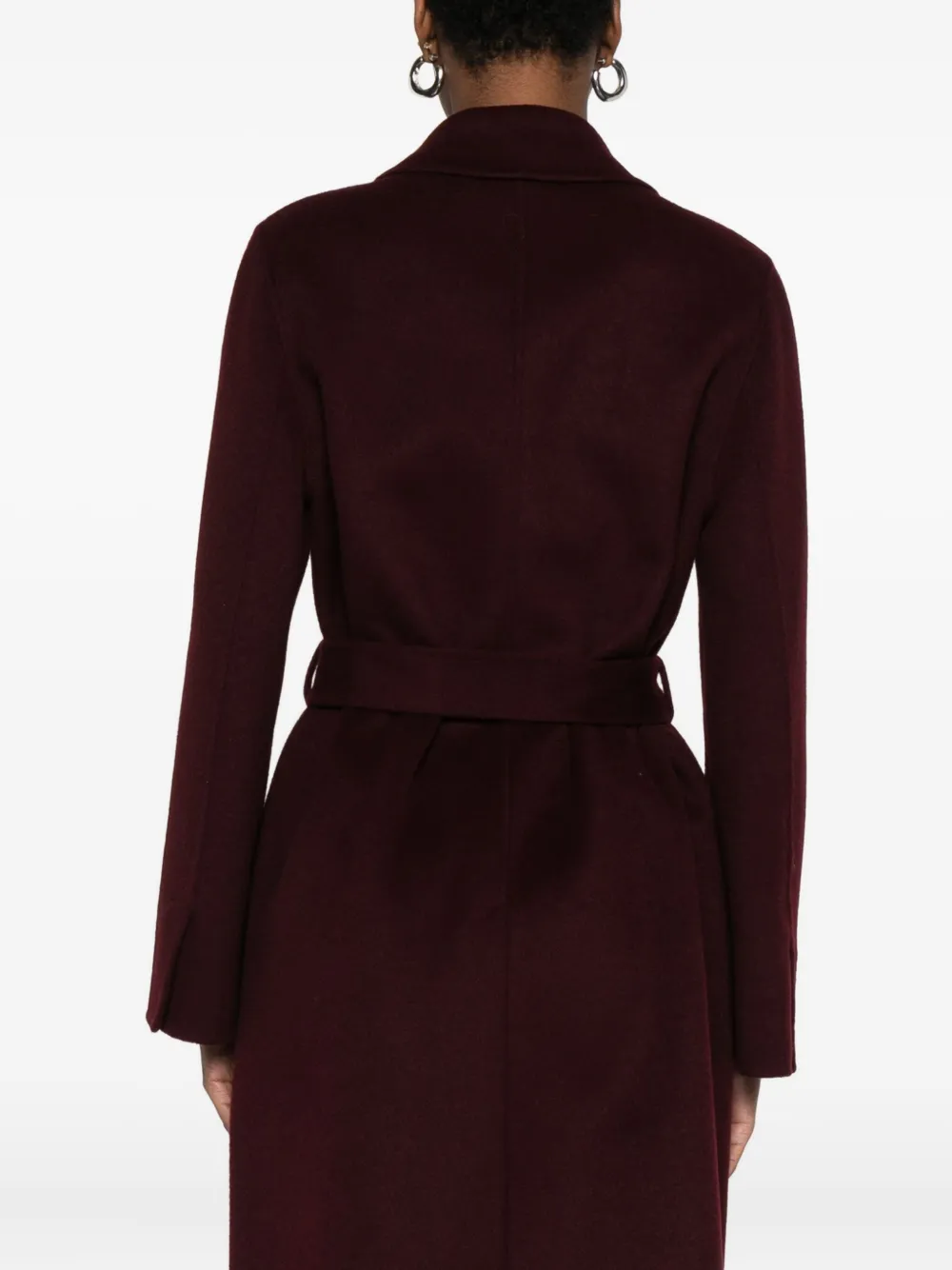 So Allure Saba Coat In Burgundy