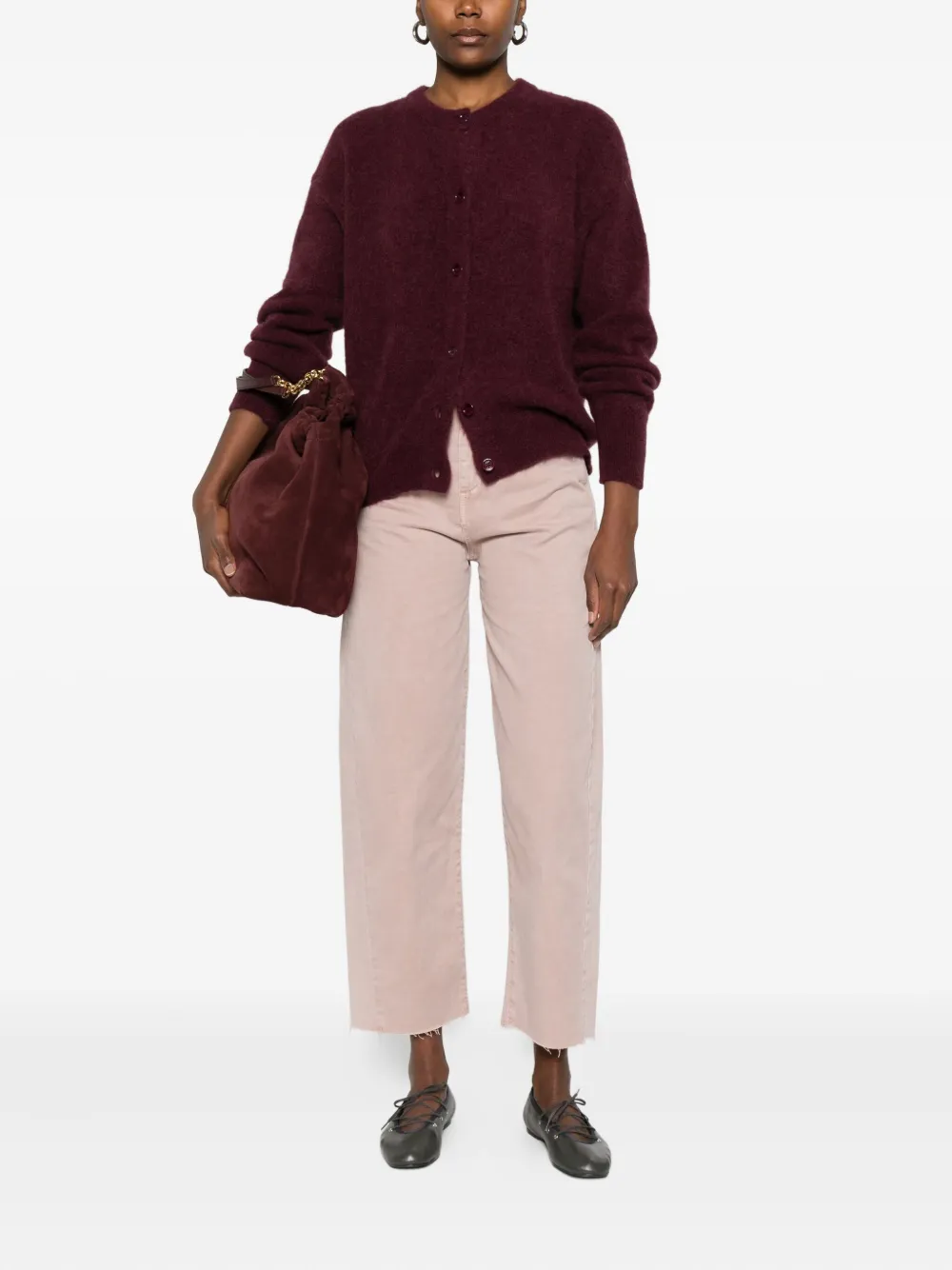 SO ALLURE cotton trousers | Cropped Pants | Image 2