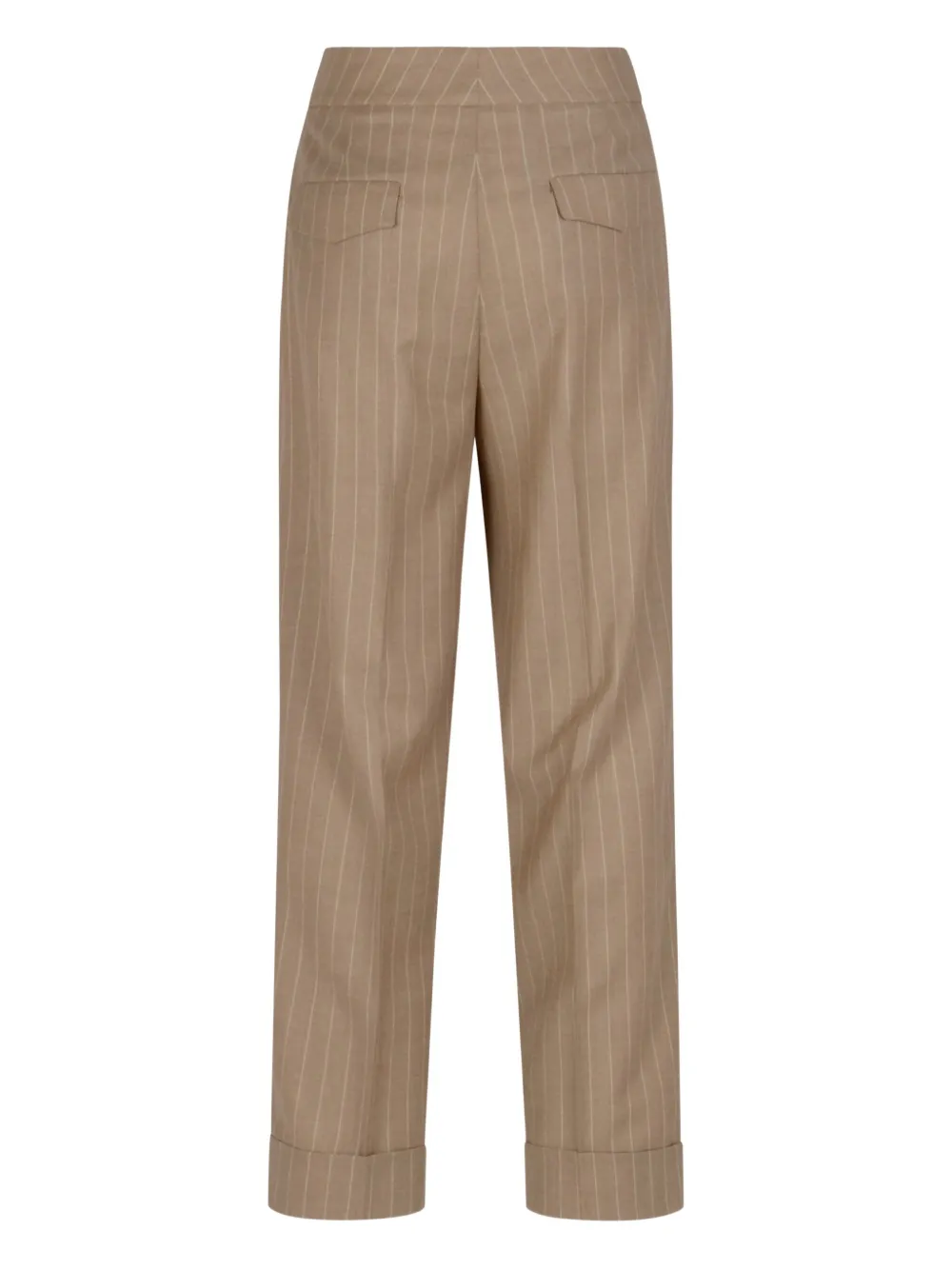 Peserico striped trousers - Beige