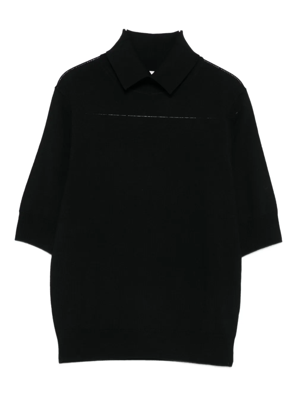 Herskind Merino Wool Polo Shirt In Black
