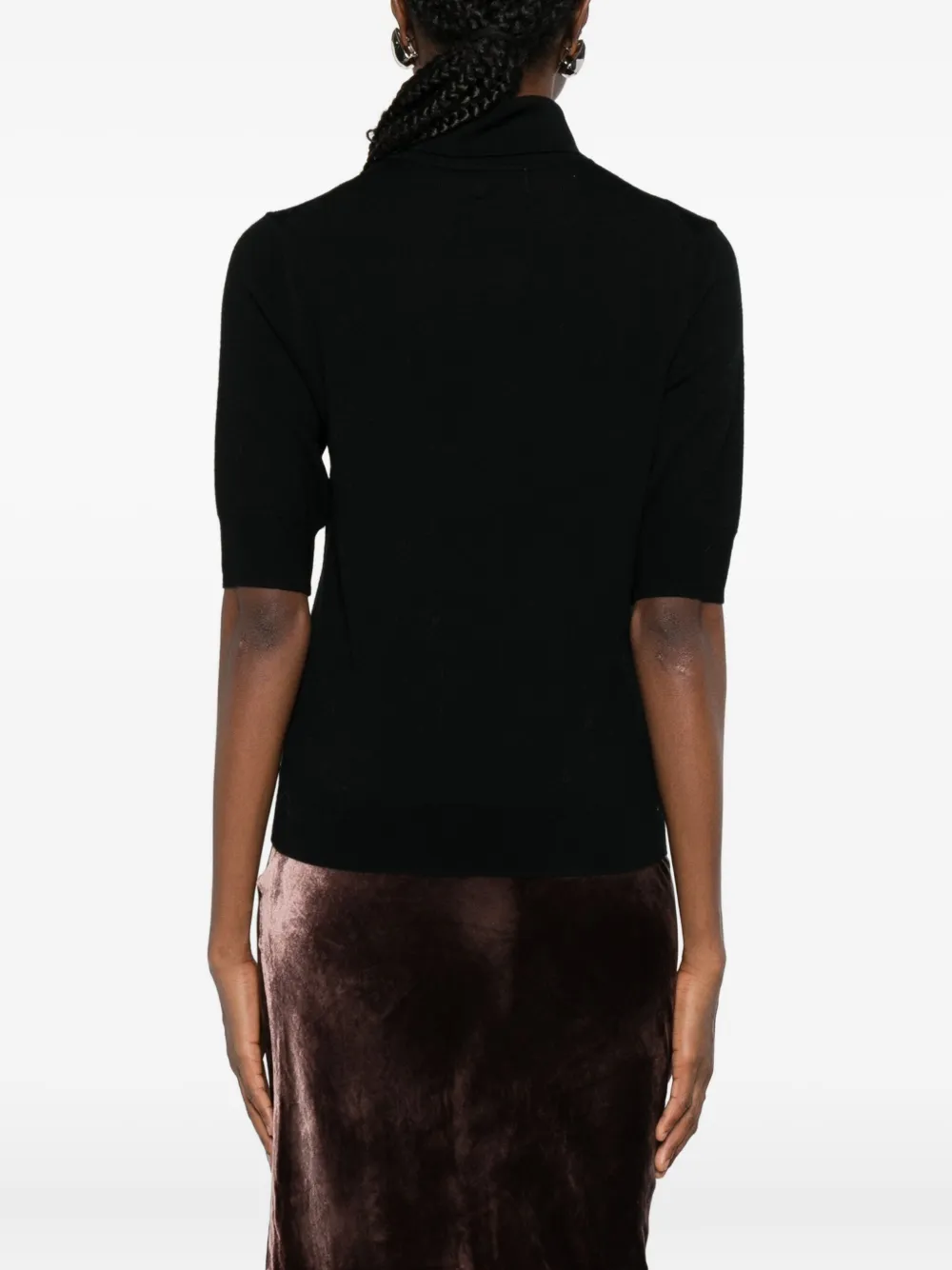 Herskind Merino Wool Polo Shirt In Black
