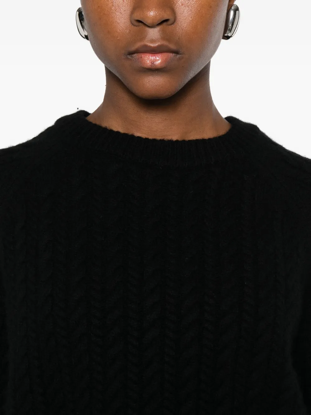 HERSKIND Trui met V-hals Zwart