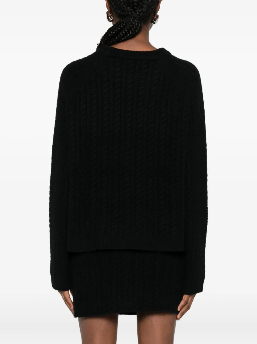 HERSKIND Trui met V-hals Zwart