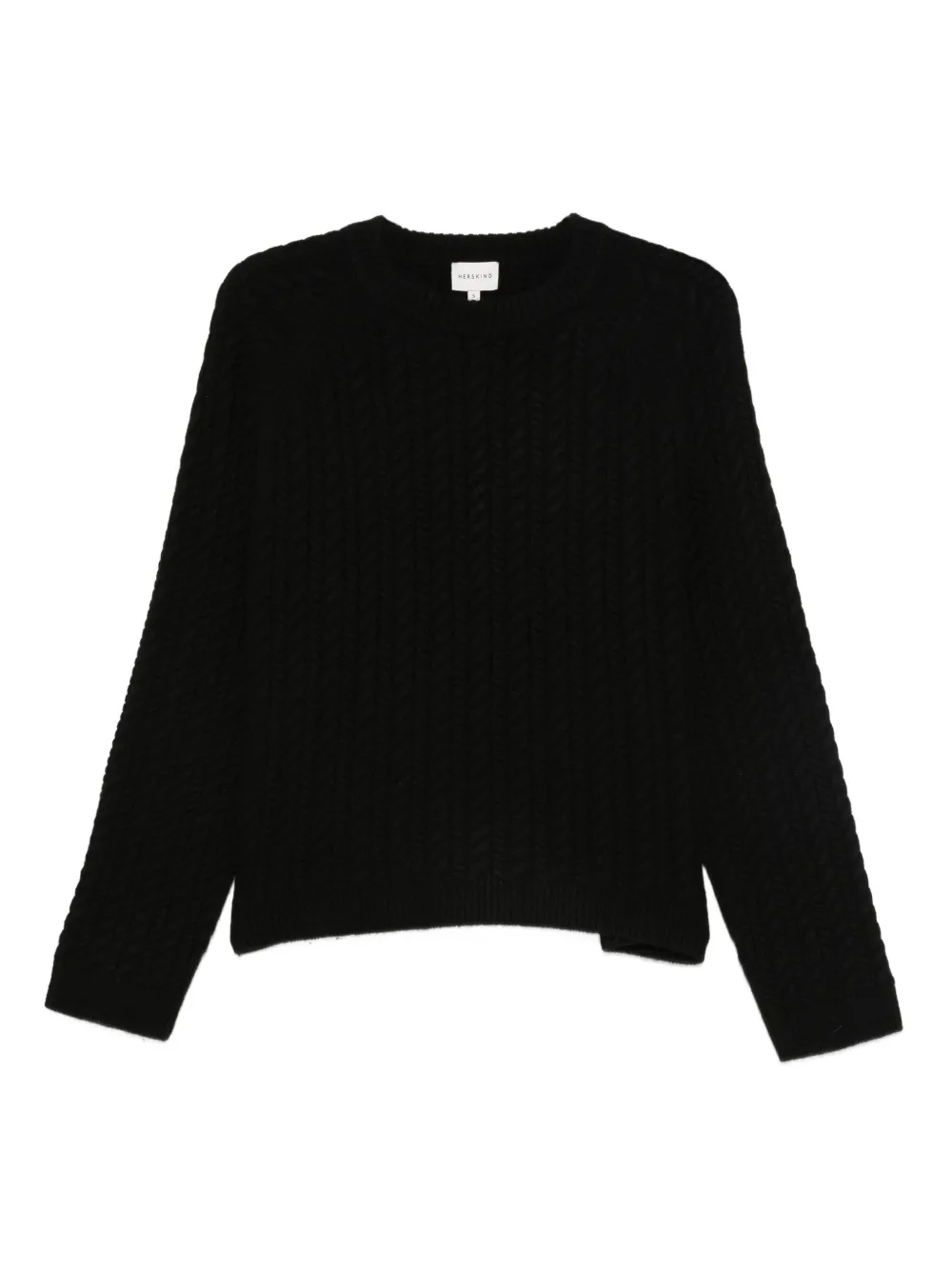 HERSKIND suéter con cuello en V | negro | Image 1