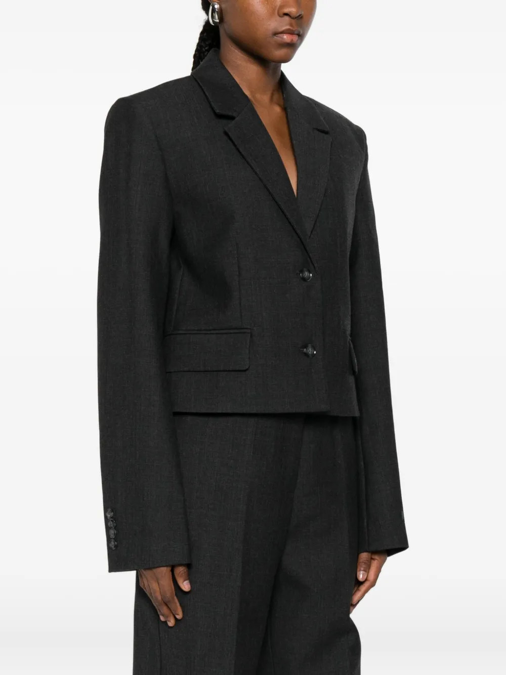 Herskind Buttoned Blazer In Black