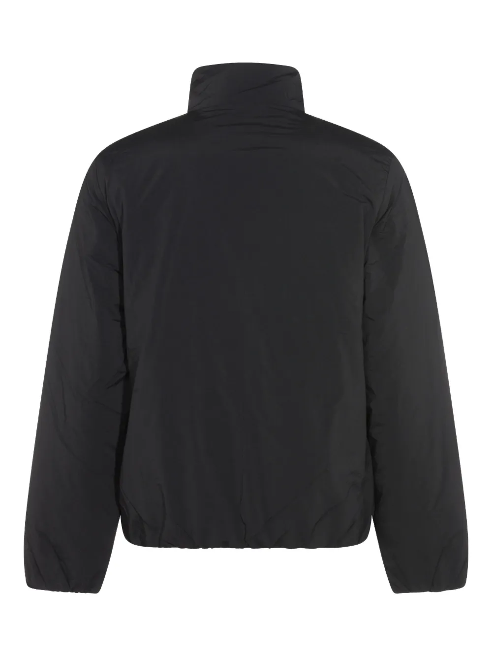 K-way Black Valentine Plain Warm Casual Jacket In Black