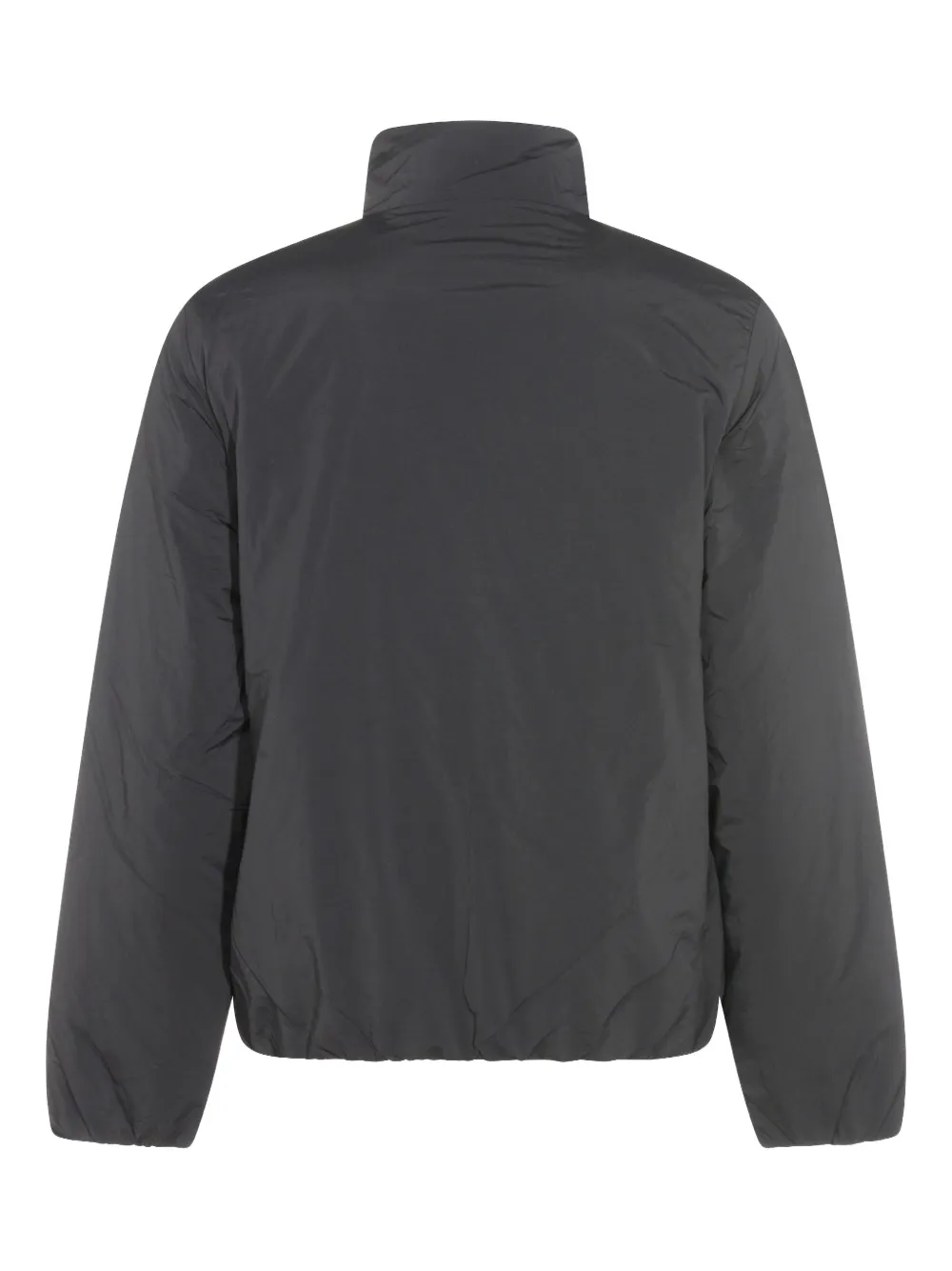 K-way Black Valentine Plain Warm Casual Jacket In Black