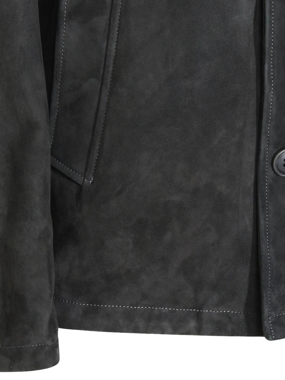 Salvatore Santoro Buttoned Leather Jacket In Black