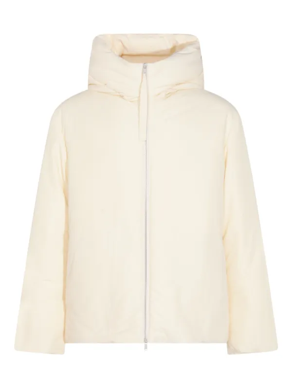 Jil Sander Hooded Zip Jacket | Neutrals | FARFETCH