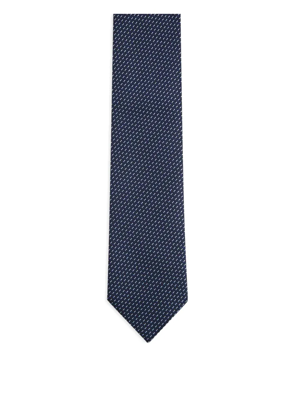 Zegna cravate en soie à pois | bleu | Image 1
