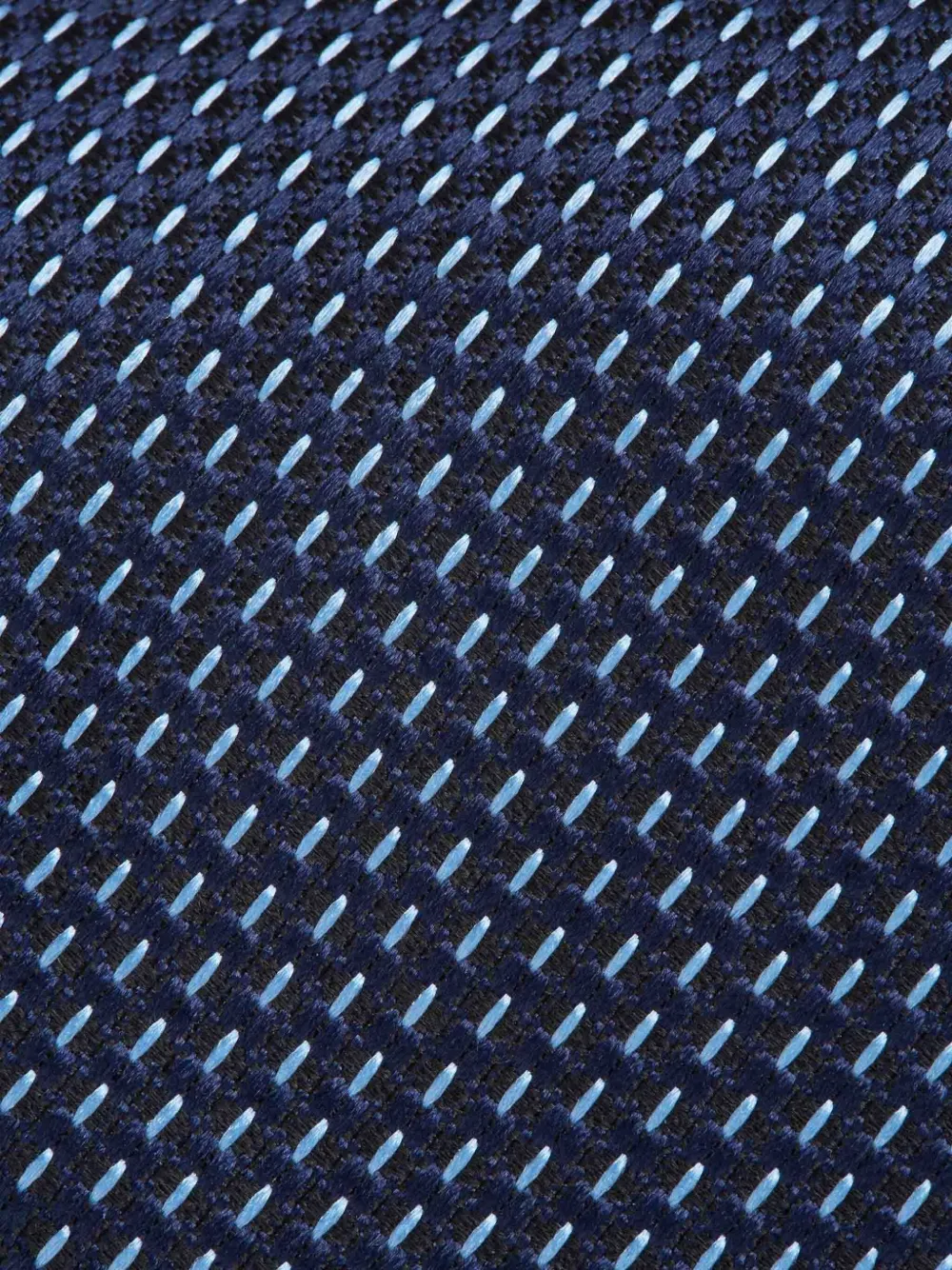 Zegna Stropdas met stippen Blauw