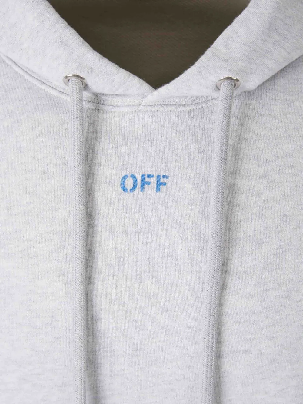 Off-white Arrow Hoodie In Gray