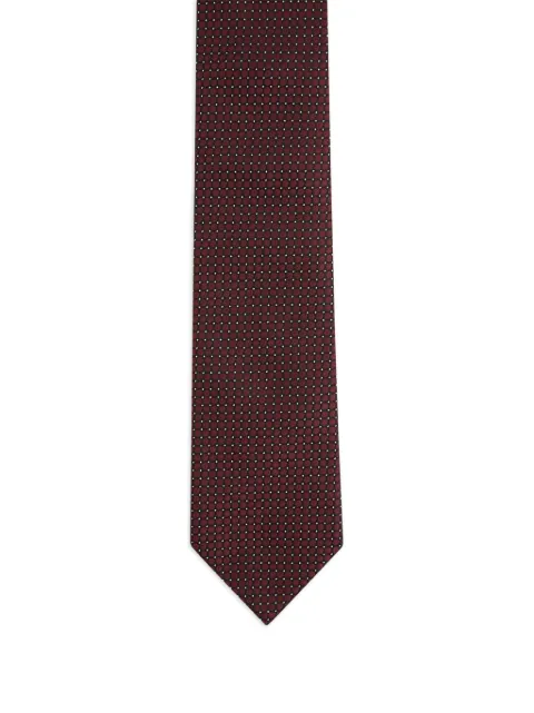 Zegna pointed silk tie
