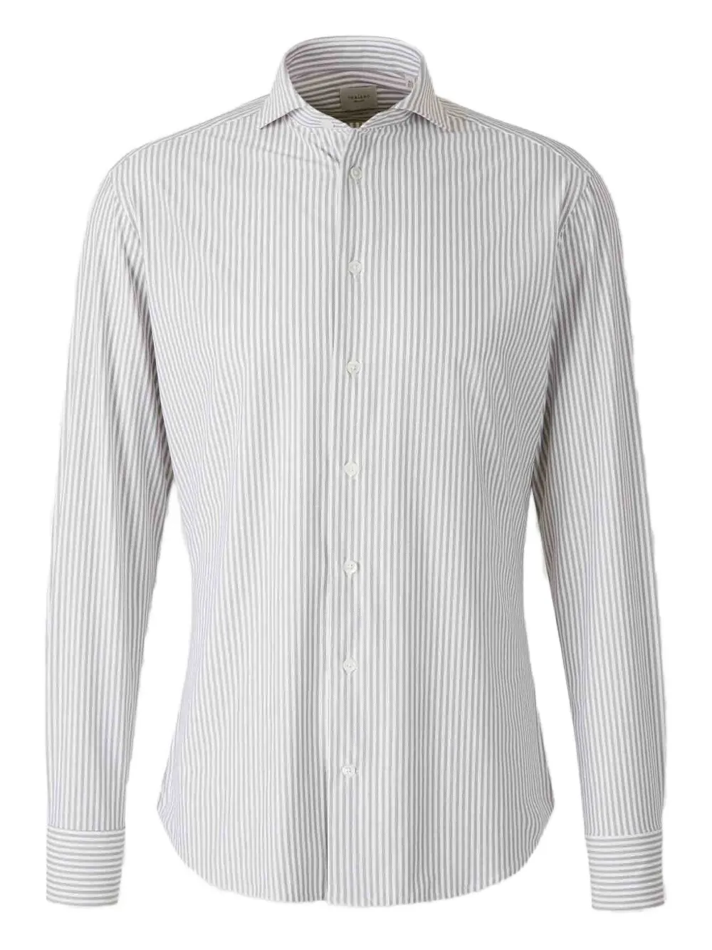 Traiano Milano Camisa listrada com abotoamento | Branco | Image 1