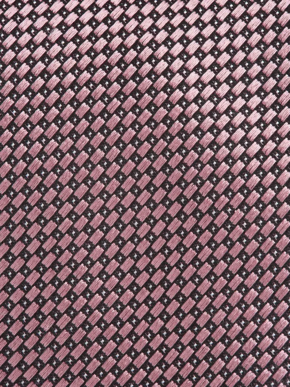 Zegna Geometric-pattern Silk Tie In Pink