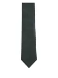 Zegna dotted silk tie - Black