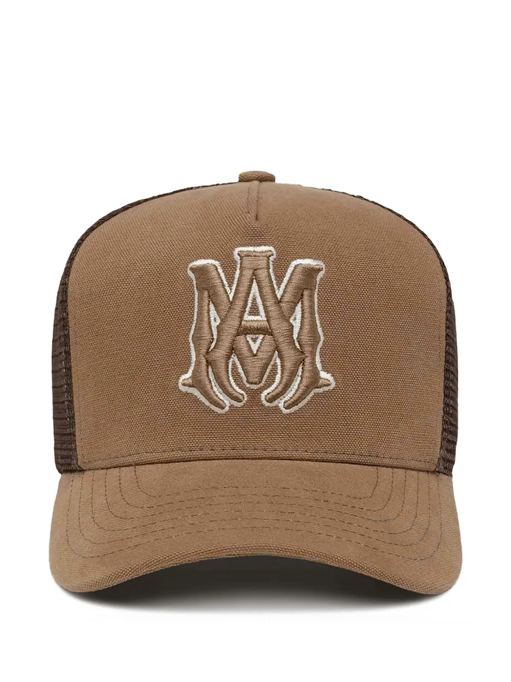 AMIRI logo-embroidered panelled hat | Brown | Image 1