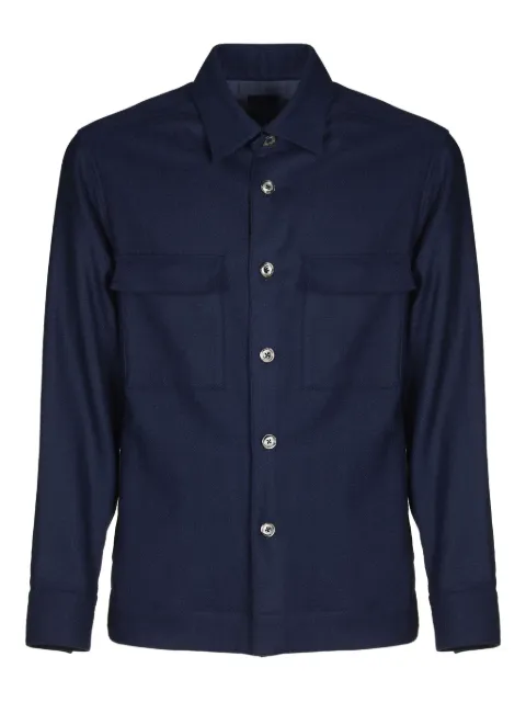 Xacus flap-pocket shirt