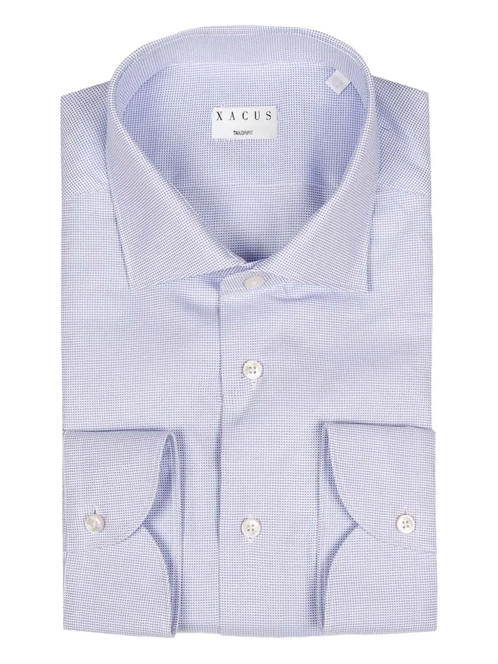 Xacus buttoned patterned shirt | Blue | Image 1