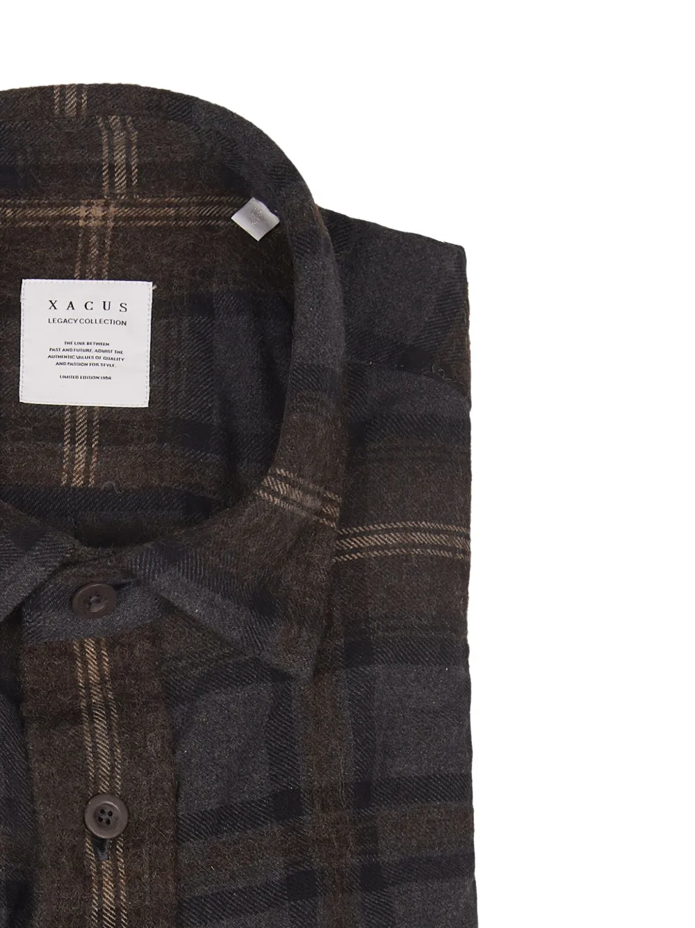 Xacus buttoned checked shirt | Image 2