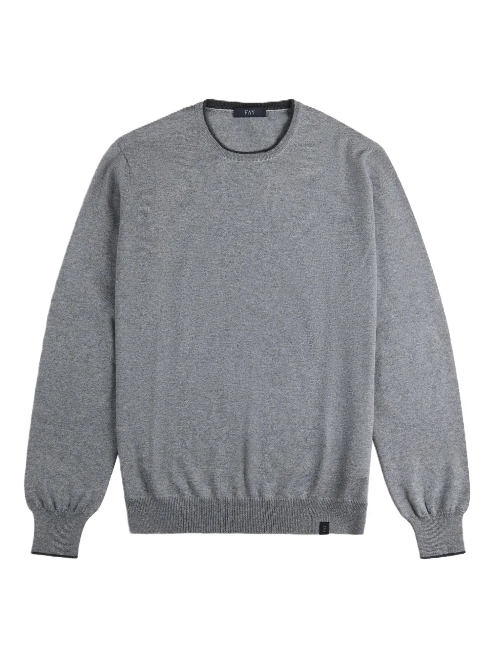 Fay elbow-patch sweater | Grey | Image 1