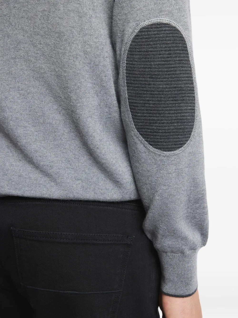 Fay elbow-patch sweater | Knitted Sweaters | Image 2