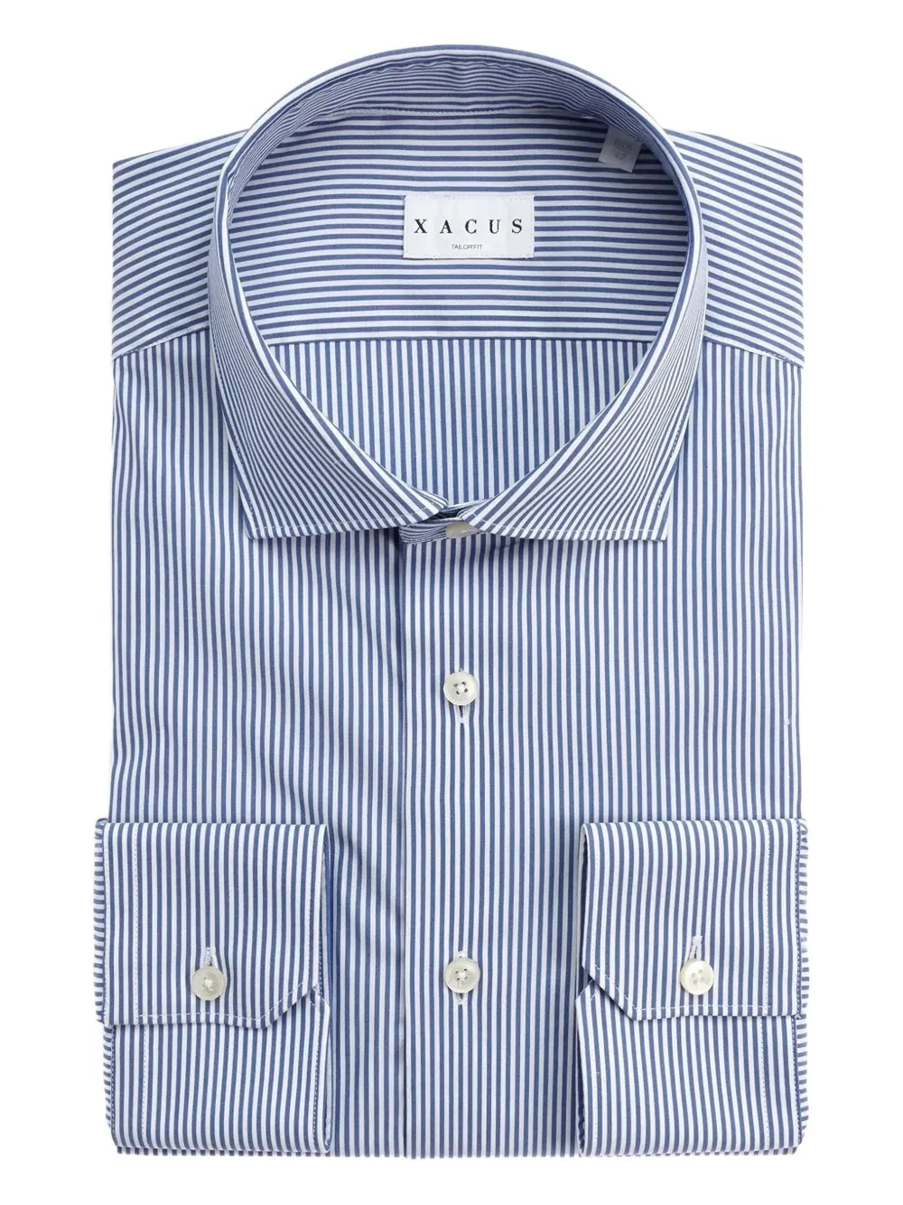 Xacus striped button shirt | Blue | Image 1