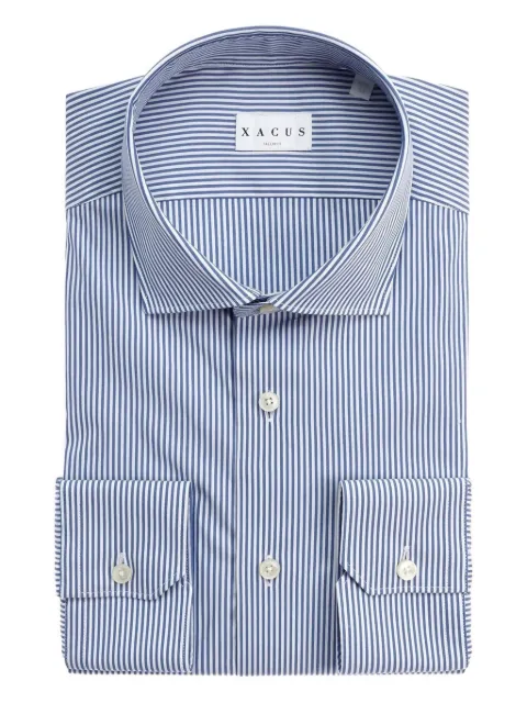 Xacus striped button shirt