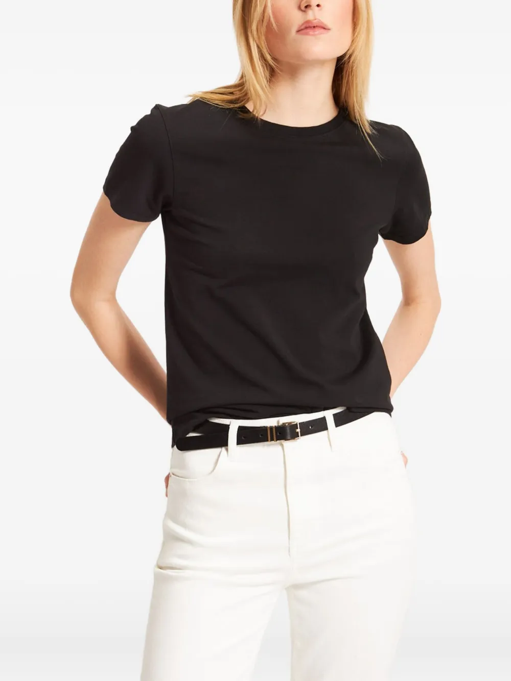  Patrick Assaraf Short-sleeve T-shirt - Black 