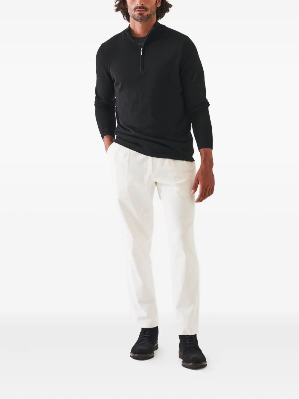 PATRICK ASSARAF zip sweater | Knitted Sweaters | Image 2