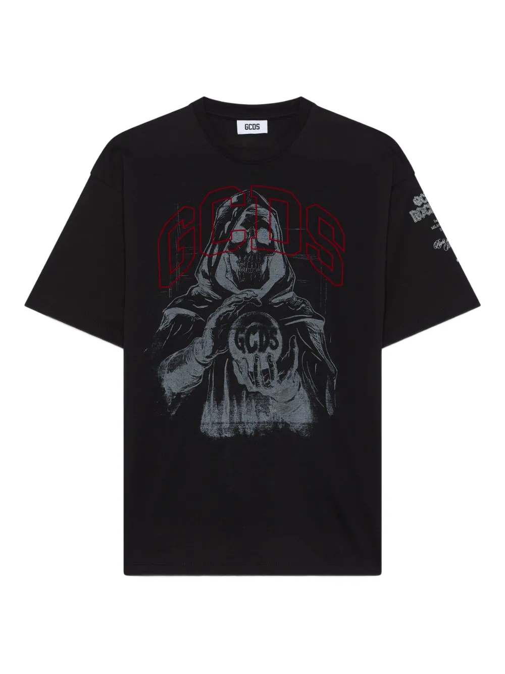 GCDS playera con estampado gráfico | negro | Image 1