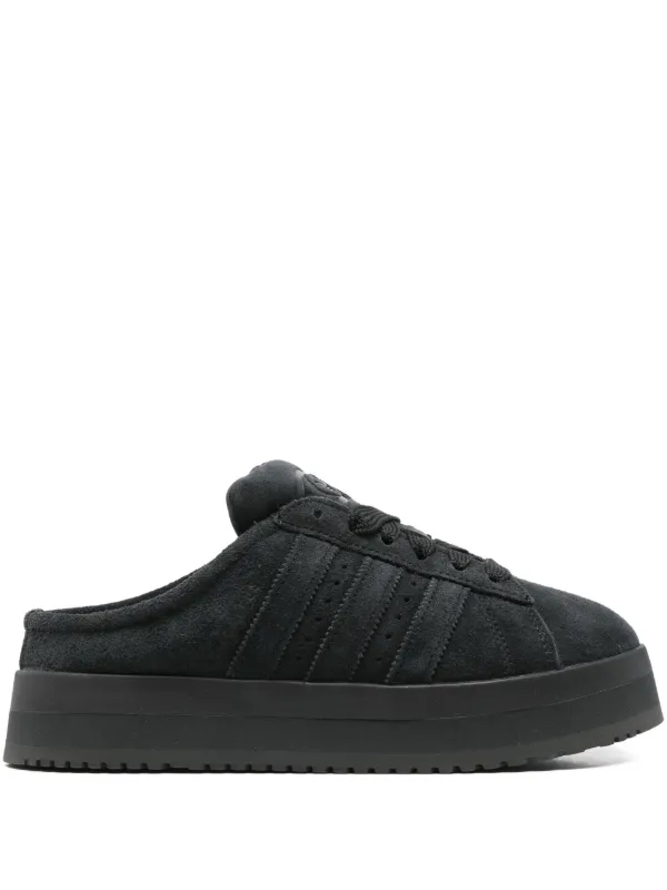 adidas gazelle silver green womens adidas Shmoofoil Slip On Shoes - Black/White