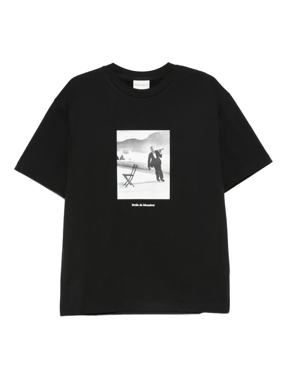 Drôle De Monsieur playera con estampado gráfico | negro | Image 1