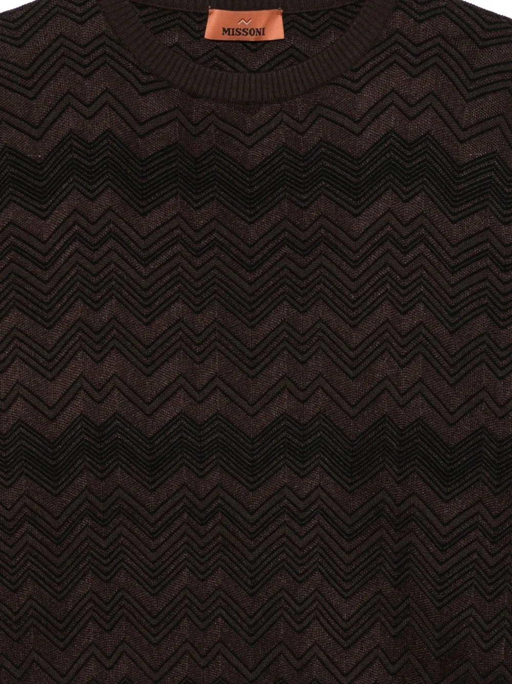 Missoni Trui met ronde hals Bruin