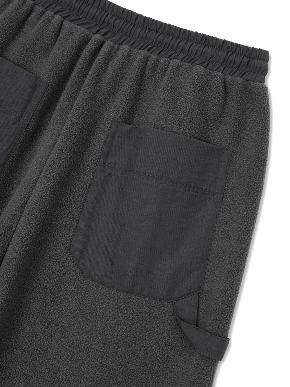 Studio Tomboy Fleece Drawstring-waist Pants In Gray