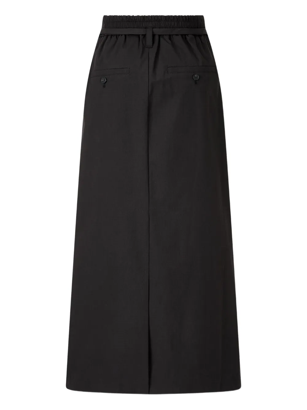 STUDIO TOMBOY Ripstop maxi-rok - Zwart